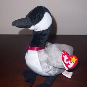 Rare Vintage  Loosy the Goose Beanie Baby circa 1998